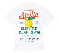 Replay Sicilia Lemon Vintage T-Shirt - White - Medium