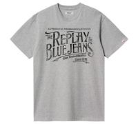 Replay T-Shirt - Mens Replay Royal Eagle Blue Jeans Chest Logo T-Shirt - BNWT