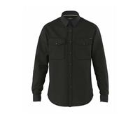 Replay Twill Cotton Shirt Black