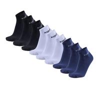 Replay Unisex Quarter Socks, 9-Pack - Short Socks, Cotton, Logo, Solid...