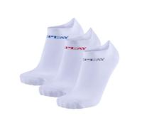 Replay Unisex Sneaker Socks, 3 Pack - Short Socks, Cotton, Logo, Solid Color