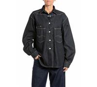 Replay W000u.000.152007 Long Sleeve Shirt Blue M Woman