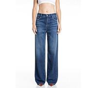 Replay Wide Leg Jean, Blue, Size 26, Women Blue