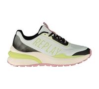 Replay Women's Athena Variety Sneaker, 3319 Lt Green Black, 3.5 UK