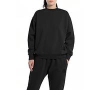 REPLAY women's cotton sweatshirt Second Life Collection, Black 098 (Black), S