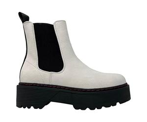 Replay Women's Doc Beatles Chelsea Boot, 061white, 7.5 UK