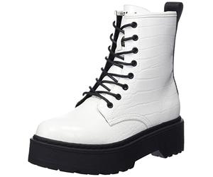 REPLAY Women's Doc Jungle Mid Calf Boot, 061white, 7.5 UK