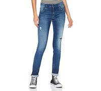 REPLAY Women's FAABY Jeans, 009 Medium Blue, 28W / 28L