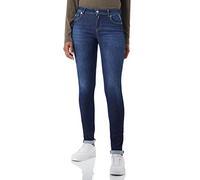 REPLAY Women's Faaby Recycled Jeans, 007 Dark Blue, 27W x 30L