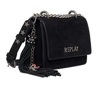 Replay Women's Fw3001.009.a3154 Shoulder Bag, 098 Black, UNIC