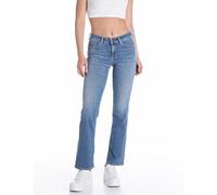 Replay Women's New Luz Bootcut Jeans, 009 Medium Blue, 29W x 30L
