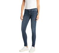 Replay Women's New Luz Powerstretch Denim Jeans, 007 Dark Blue, 25W x 28L