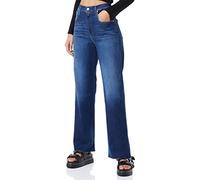 REPLAY Women's Reyne Jeans, 009 Medium Blue, 29W x 28L