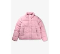REPLAY Womens Short Puffer Jacket In Almond Pink Size: XS, Colour: Pink Fabric