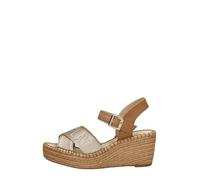 REPLAY Women's Susan Cross Wedge Sandal, 045 Platinum, 2.5 UK