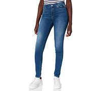 REPLAY Women's WHW689 Luzien Dark Indigo Power Stretch Jeans, 009 Medium Blue, 24W / 28L