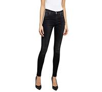 REPLAY Women's WHW689 Luzien Hyper Cloud Jeans, Black 098, 26W / 32L