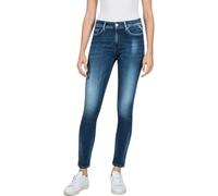 REPLAY Women's WHW689 Luzien White Shades Jeans, 9 Medium Blue, 28W / 28L