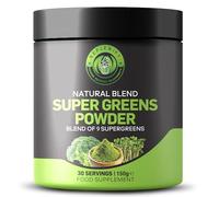 Replenify Super Greens Powder - Natural Energy & Detox Blend with 9 Organic Superfoods - 30 Servings - Greens Supplement for Gut Health, Immunity & Vitality