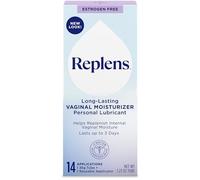 Replens Long-lasting Vaginal Moisturizer With Reusable Applicator, 14 Applications