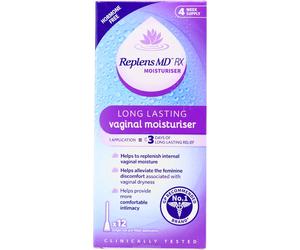 Replens MD RX Long Lasting Vaginal Moisturiser 12 Pack