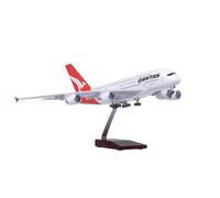 Replica Aircraft Models 1/160 Diecast Model Collectible Aircraft 45cm For Qantas For Airbus A380 Scale Passenger Plane Replica Miniature Airplane Model(NO light)