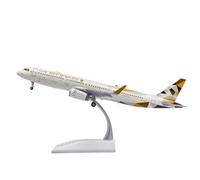 Replica Aircraft Models 1:200 Scale Model Aircraft For Etihad Airways A321 A6-AEj Diecast Airplanes Model Static Collectibles Miniature Airplane Model
