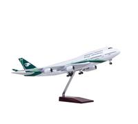 Replica Aircraft Models 1/50 Scale Civil Aircraft Replica 47cm Iraqi Airways For Boeing B747-400 Plane Model For Aviation Display Miniature Airplane Model(With light)