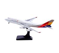 Replica Aircraft Models 17CM Realistic Finished Airplane Model 1/400 For Asiana Airlines B747-400 HL7428 Flaps Accurate Scale Aircraft Miniature Airplane Model(Standard)
