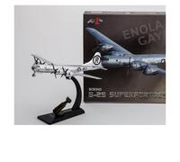 Replica Aircraft Models 21CM Scaled Model 1:144 World War II B 29 Superfortress Bomber Aircraft Model For Hiroshima Nagasaki B-29 Miniature Airplane Model(Little boy)