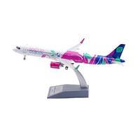 Replica Aircraft Models 22CM Finished Alloy Airplane Replica 1/200 For Wizz Air For Airbus A321NEO 9H-WNM Civilian Collectible Aircraft Miniature Airplane Model