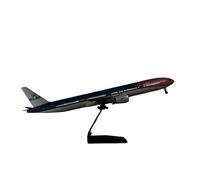 Replica Aircraft Models 47cm Scale Aircraft Die Casting Model 1:157 KLM For Boeing 777 Orange Pride Airplane Replica Ornaments Miniature Airplane Model(With light)