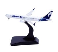 Replica Aircraft Models 9CM Blue Air For Boeing B737 MAX8 YR-MXC Static Display Airplane 1:400 Scale Model Aircraft For Flight Collectors Miniature Airplane Model