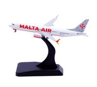 Replica Aircraft Models 9CM For Air Malta B737-MAX8 9H-VUA 1:400 Finished Airplane Replica Highly Detailed Airliner Model Miniature Airplane Model