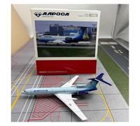 Replica Aircraft Models For Russian Elosa TU-154 RA-885757 1:200 Scale Diecast Model Aircraft Collection Finished Aircraft Model Miniature Airplane Model