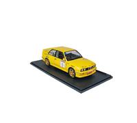 Replica Car 1:18 For BMW E30 M3 GR.A Alloy Double Door Car Model Yellow Home Display Ornaments Decorative collection