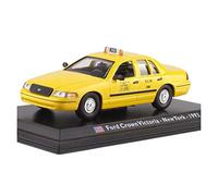 Replica Car For Metal Alloy Yellow Classic 1992 Crown Victoria Taxi Model Die-cast Car Toy Gift 1 43 Decorative collection