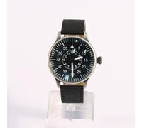 Replica German Pilots Watch Vintage WW2 Style with Black Face NAV336