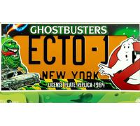 Doctor Collector Ghostbusters Ecto-1 Licence Plate Replica