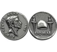 Replica Roman EID MAR Denarius Coin of Brutus - Ides of March Commemorative Piece