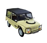 Replica Super Car 1 18 For Citroën Off-road Vehicle Mehari 4x4 1979 Cast Alloy Classic Car Model With Removable Top Cover Yellow gift or decorative collection
