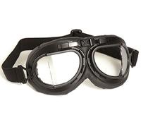 Replica WW2 British RAF Style Aviation Goggles (Black)