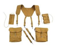 Replica WW2 WWII US Individual Medic Combat Equipment Field Kit Suspenders Cantles