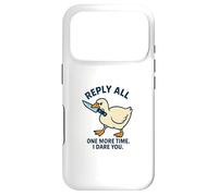 Reply All Again Angry Goose Funny Work Case for iPhone 17 Pro