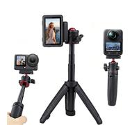 Repmidfer 27cm/10.6'' Selfie Stick Tripod for DJI Osmo Action 6 / Nano Accessories, Mini Magnetic Quick Release Tripod Stand w 1/4" Thread, Extendable Pocket Handle Grip Monopod for Vlogging