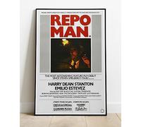 Repo Man Harry Dean Stanton Emilion Estevez Promo Film Movie Poster : 36"x24" (Slightly Larger Than A1) : Vintage Retro Repro #2