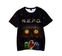 REPO T-Shirts Colorful Short Sleeve Anime Game Characters Headman/Spewer/Shadow Child/Rugrat Cartoon Cosplay T-Shirt 3D Printed Cotton Short Sleeves Casual Summer Manga Tshirt for Unisex