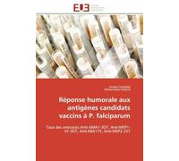 Réponse humorale aux antigènes candidats vaccins à P. falciparum: Taux des anticorps Anti-AMA1-3D7, Anti-MSP1-47-3D7, Anti-EBA175, Anti-MSP2-257 (Omn.Univ.Europ.)