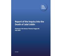 Report of the Inquiry into the Death of Jalal Uddin (House of Commons Paper) HC 1040