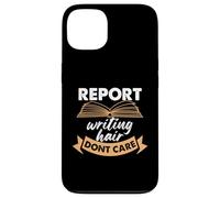 Report Writing Hair Don't Care Design Case for iPhone 13